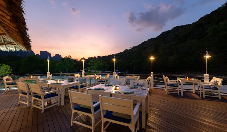 The Beach House Evening Outdoor Seating